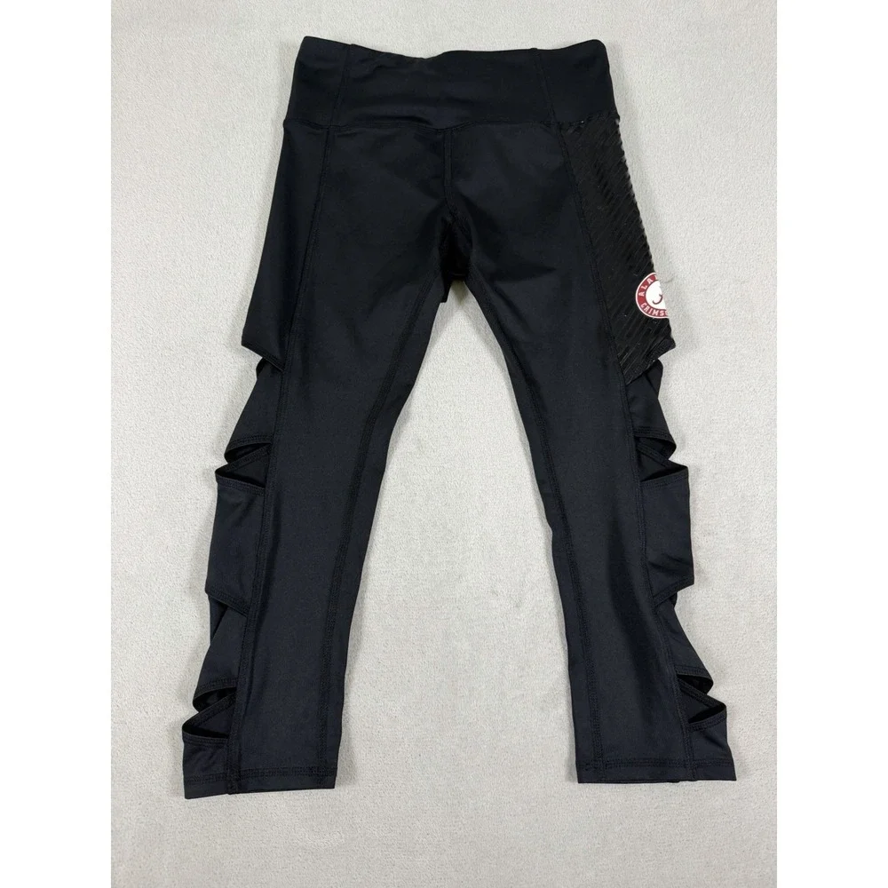 Rivalry Threads Alabama Crimson Tide Women's Cutout Capri Leggings Size S